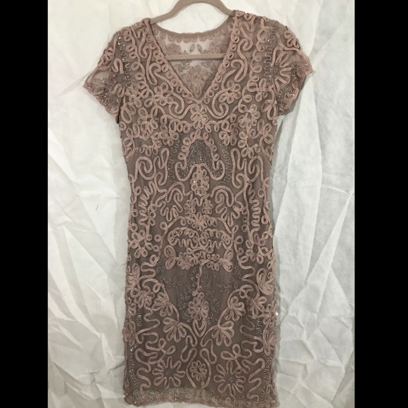 NEW‎ $248 JS Collections Embellished Soutache Sheath Dress [SZ 6 ] - Picture 5 of 7